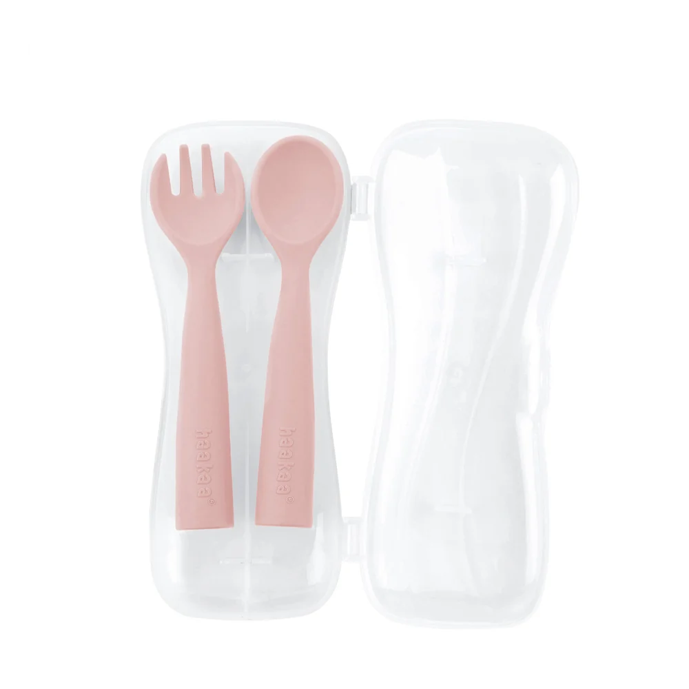 Haakaa Bendy Silicone Cutlery Set - Image 4