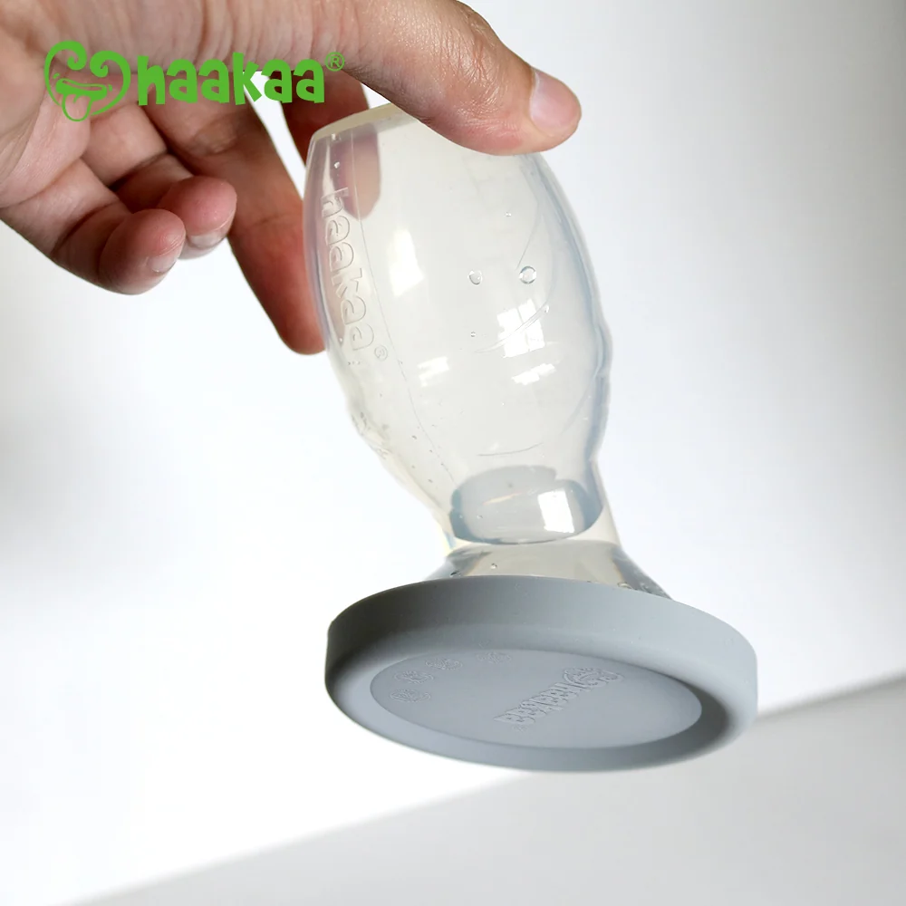 Haakaa Gen 2 Silicone Pump with Silicon Lid 1 Set (Pack of 6) - Image 4