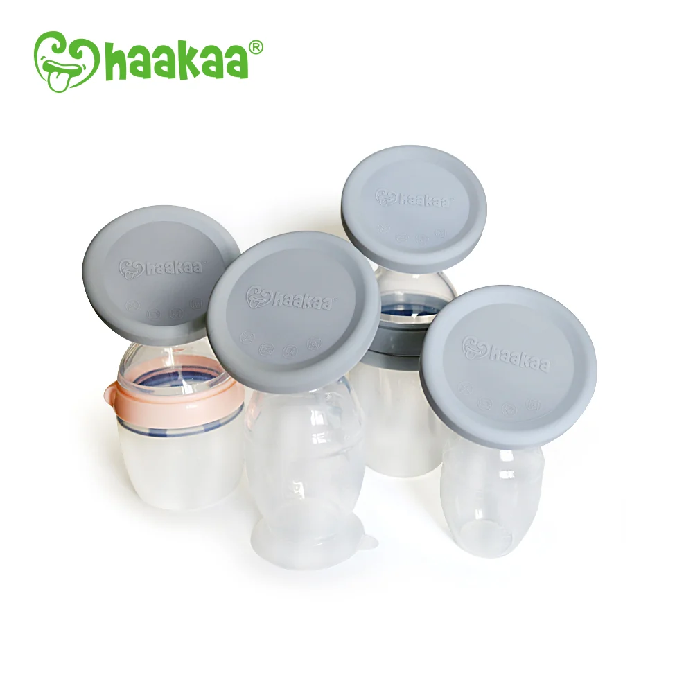 Haakaa Gen 2 Silicone Pump with Silicon Lid 1 Set (Pack of 6) - Image 6
