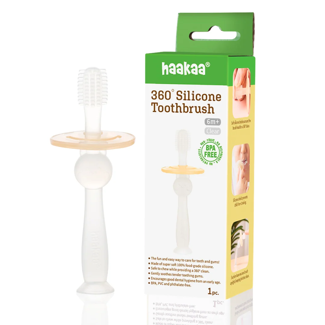 Haakaa 360° Silicone Toothbrush 1 pk - Image 17