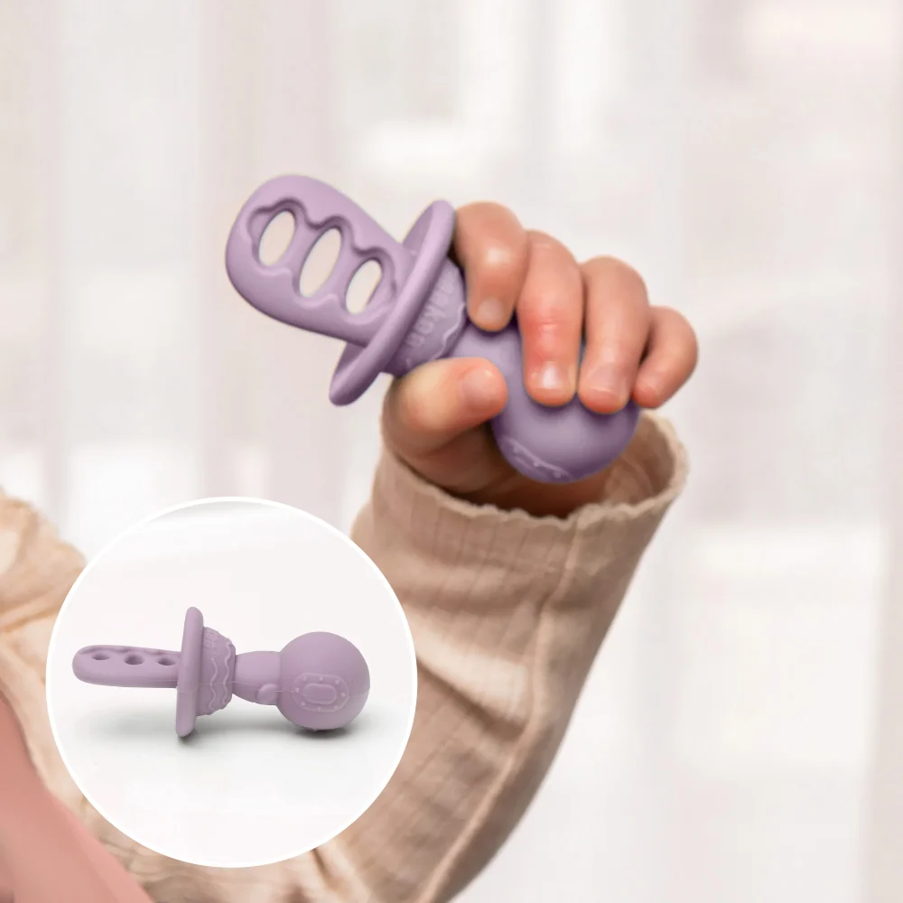 Haakaa Astronaut Beginner Silicone Cutlery Set - Image 4