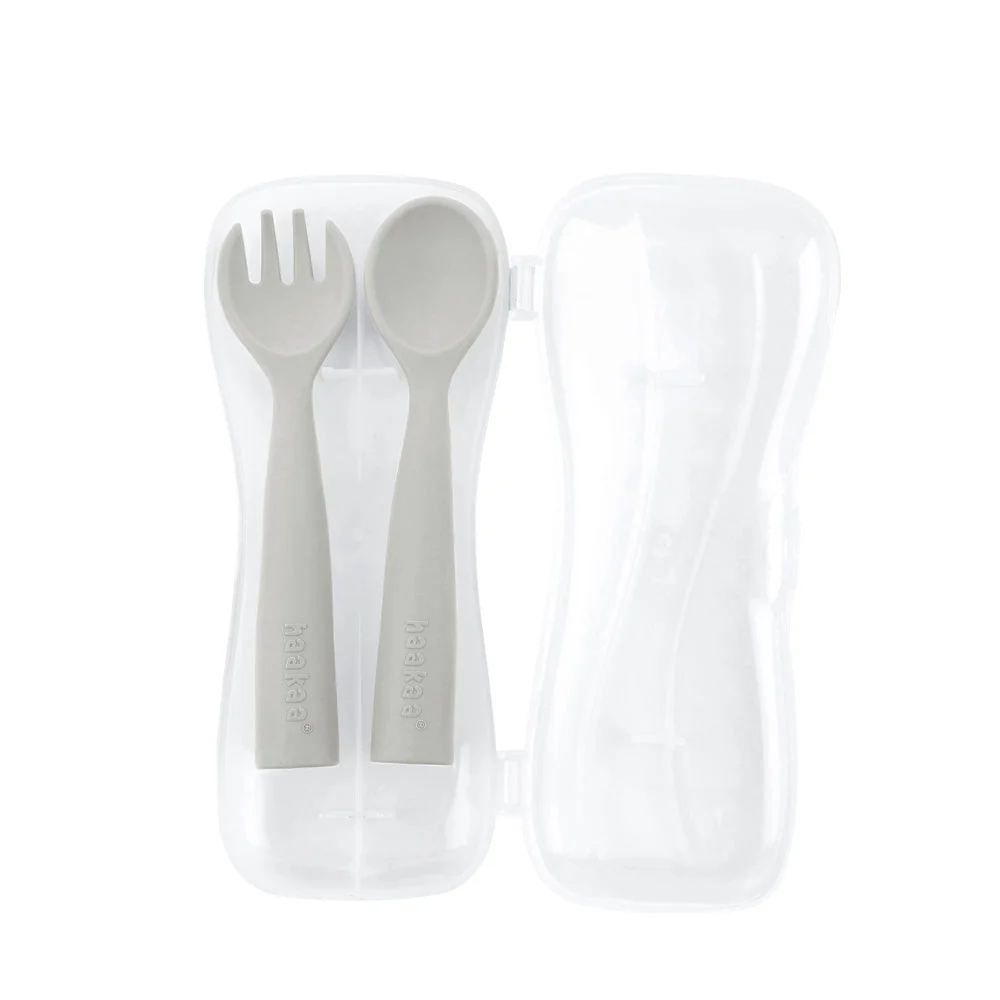 Haakaa Bendy Silicone Cutlery Set (Pack of 4) - Image 5