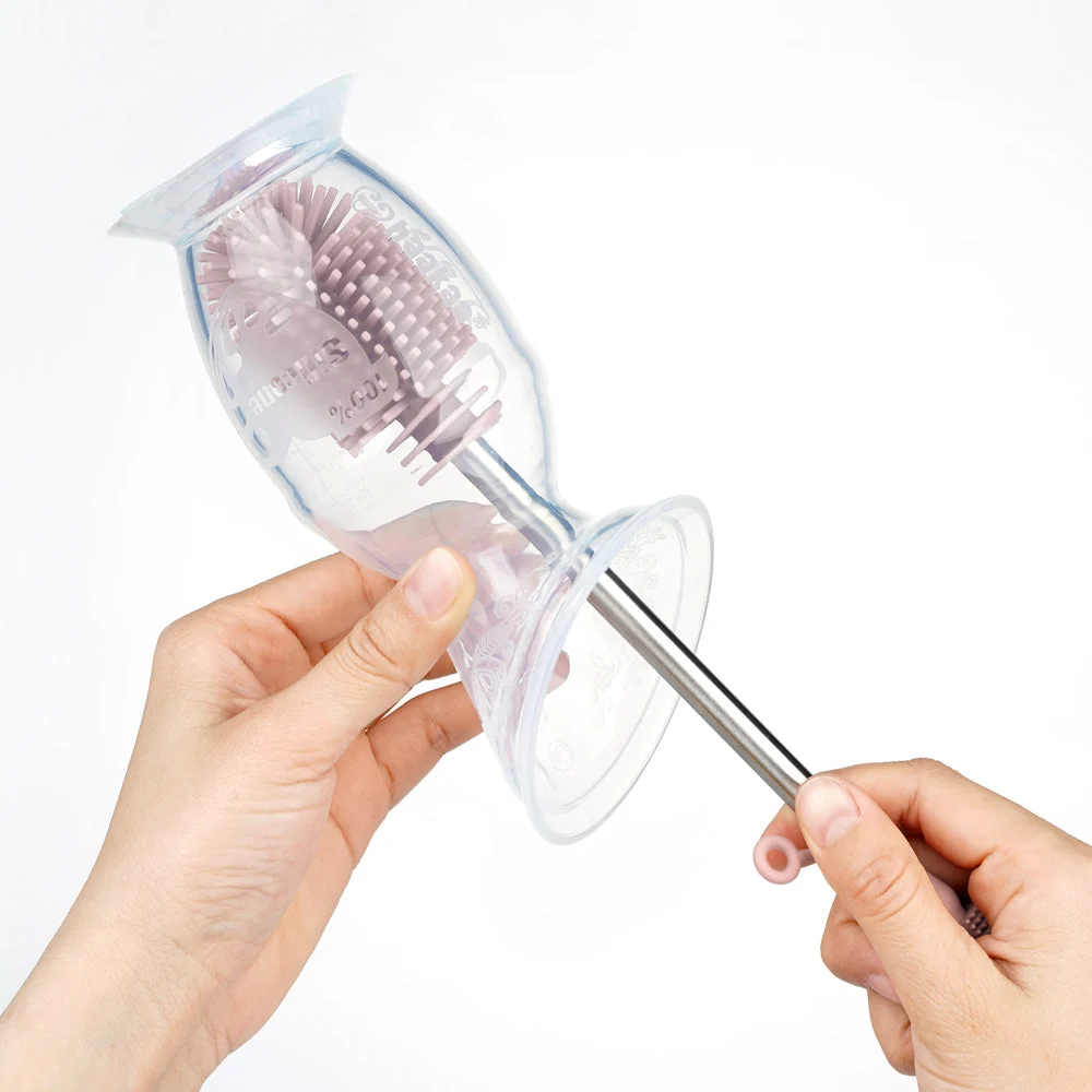 Haakaa Double-Ended Silicone Brush 1 PK (Pack of 4) - Image 5