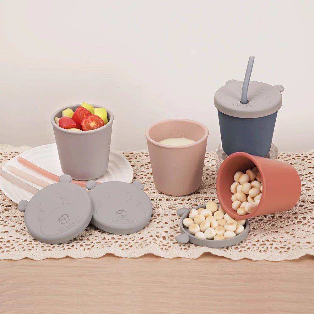Haakaa Jolly Hippo Silicone Sippy Cup 1 pk - Image 10