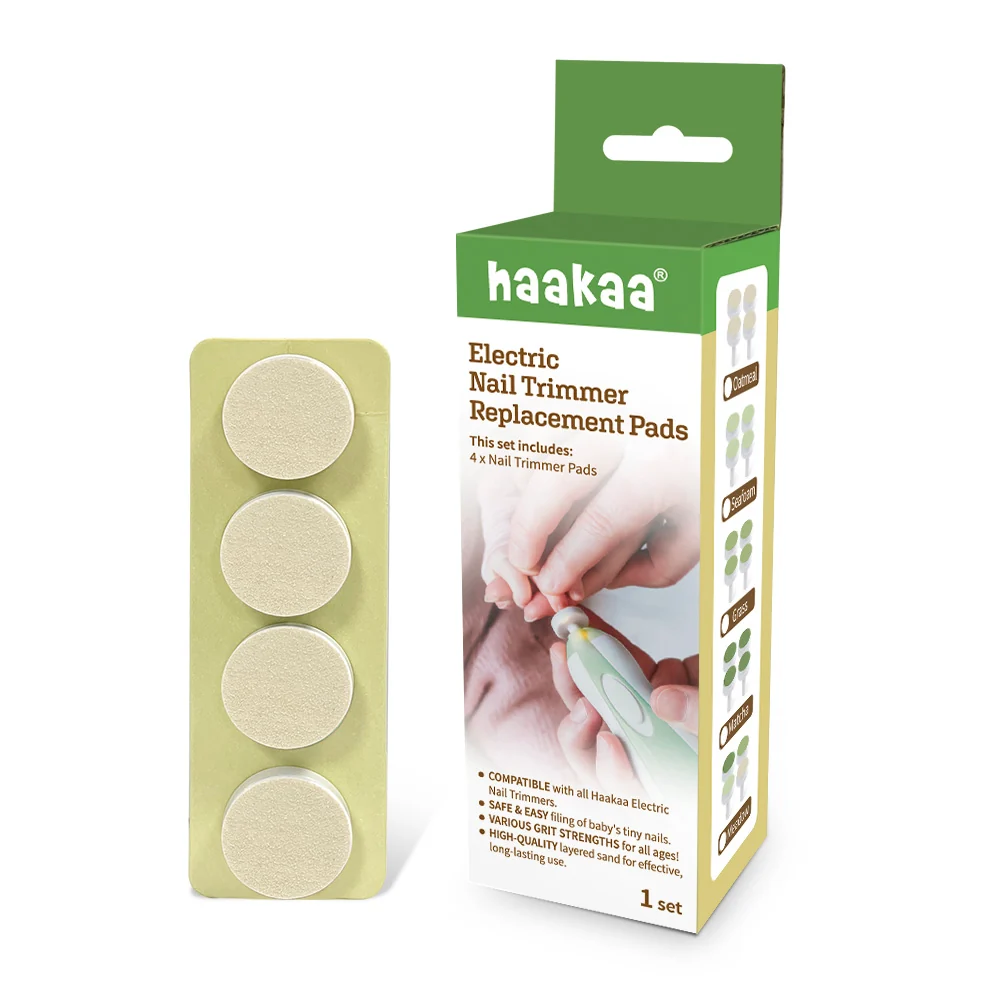 Haakaa Nail Trimmer Replacement Pads - Meadow, 4 PK - Image 7