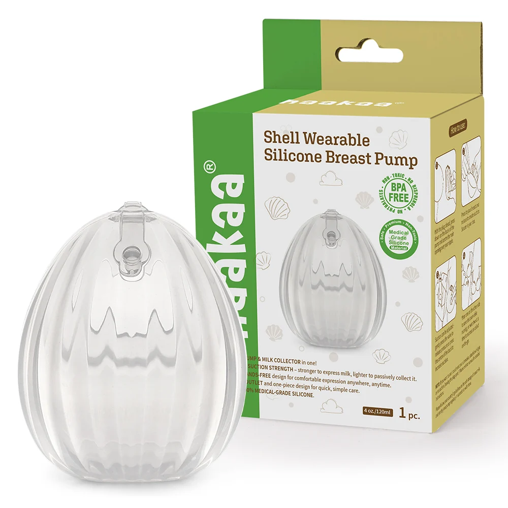 Haakaa Shell Wearable Silicone Breast Pump 2.5 oz (Pack of 6) - Image 13