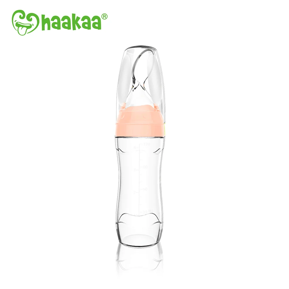 Haakaa Silicone Baby Food Dispensing Spoon with Cap (Pack of 4) - Image 10