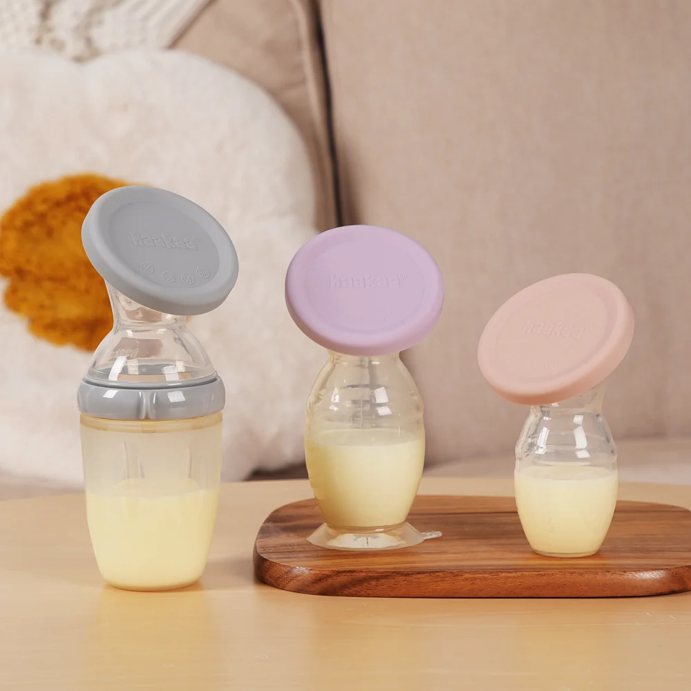 Haakaa Silicone Breast Pump Lid (1 pk) - Blush (Pack of 6) - Image 2