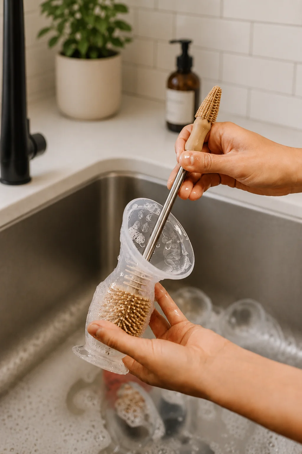 Haakaa Silicone Cleaning Brush Kit - Image 13