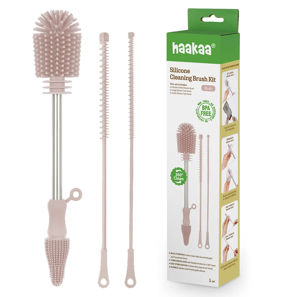 Haakaa Silicone Cleaning Brush Kit - Image 17