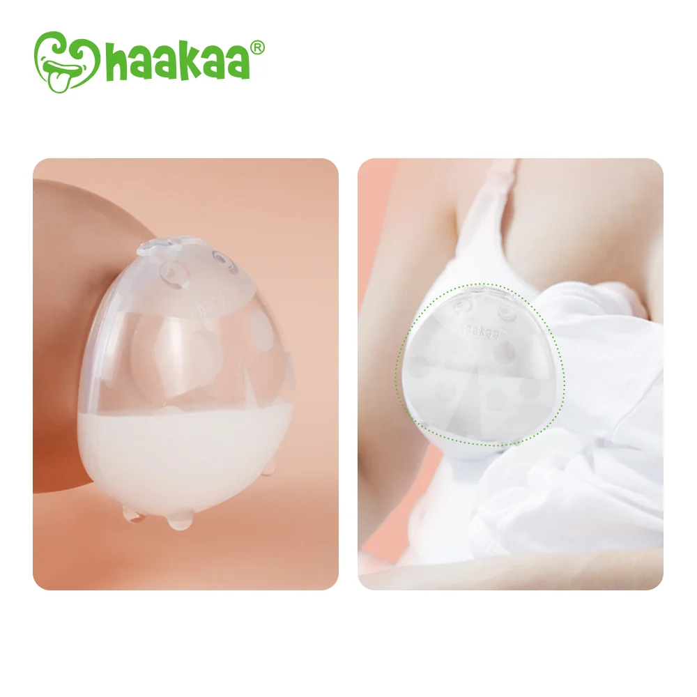 Haakaa Ladybug Silicone Milk Collector 2.5 oz/75 ml - Image 3