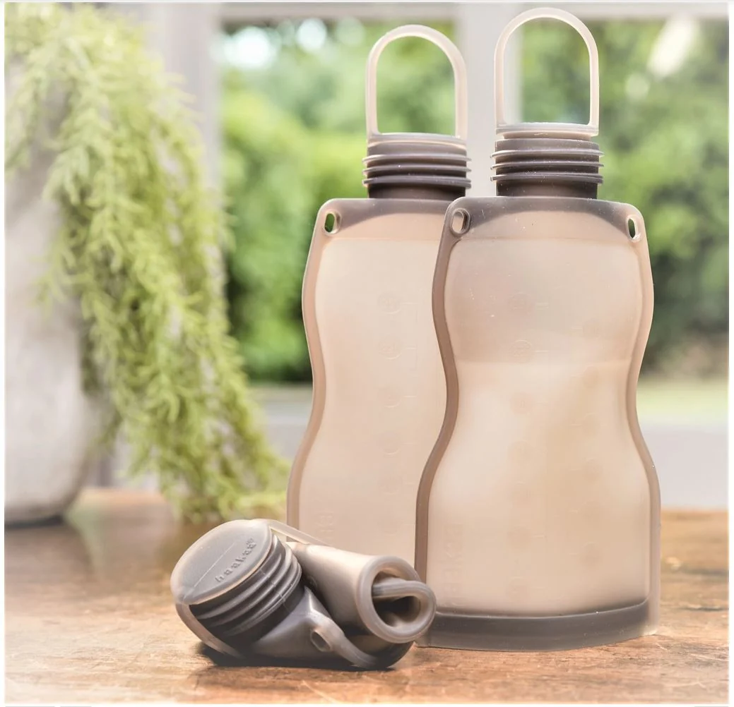 Haakaa Silicone Milk Storage Bag & Sippy Spout Combo - Image 9