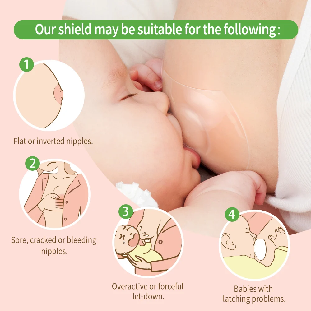 Haakaa Silicone Nipple Shields 2-pk (24 mm) - Image 10