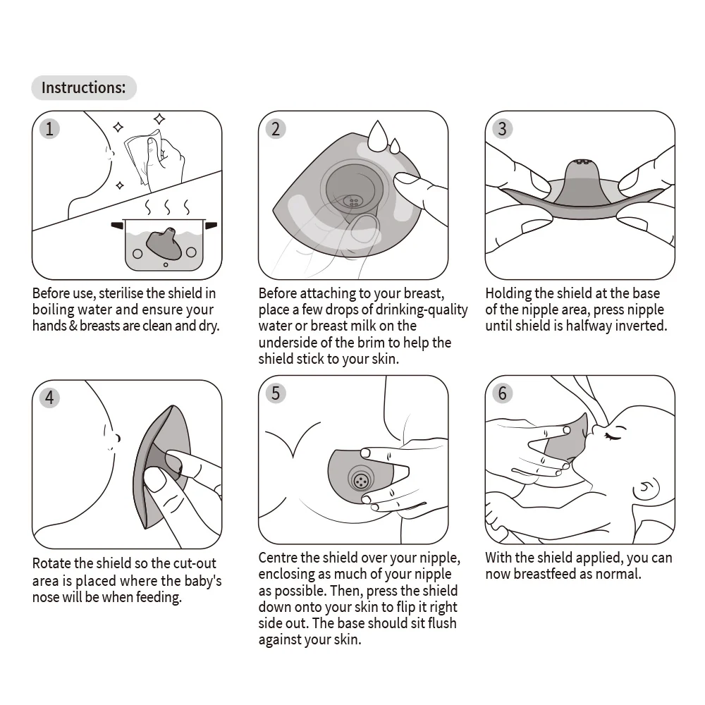 Haakaa Silicone Nipple Shields 2-pk (24 mm) - Image 13