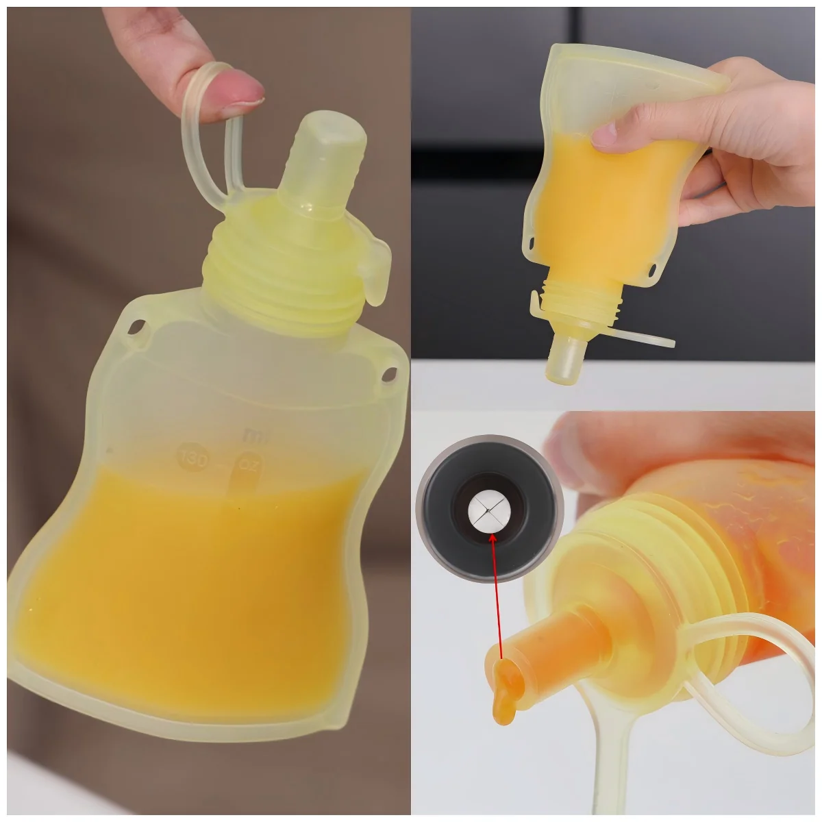 Haakaa Silicone Yummy Pouch 4.5 oz - Image 15