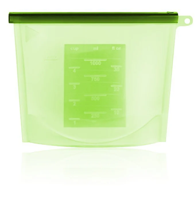 Haakaa Silicone Zip Lock Reusable Bag (Pack of 4) - Image 7