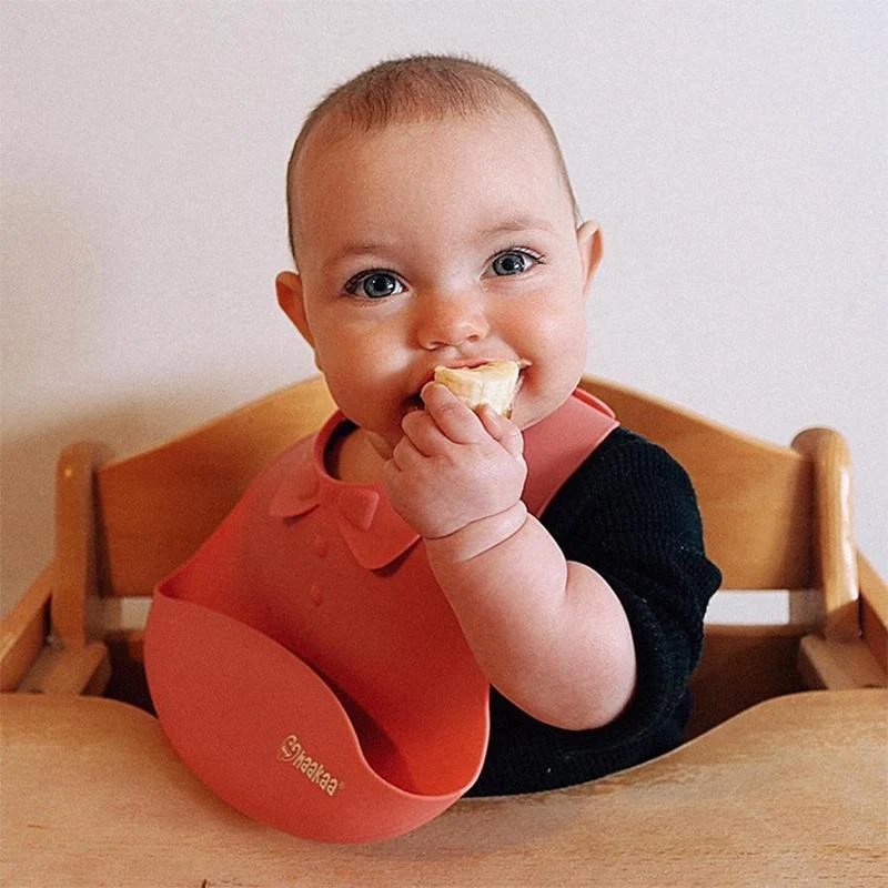 Haakaa Silicone Baby Bib 1 PK (Pack of 4) - Image 7