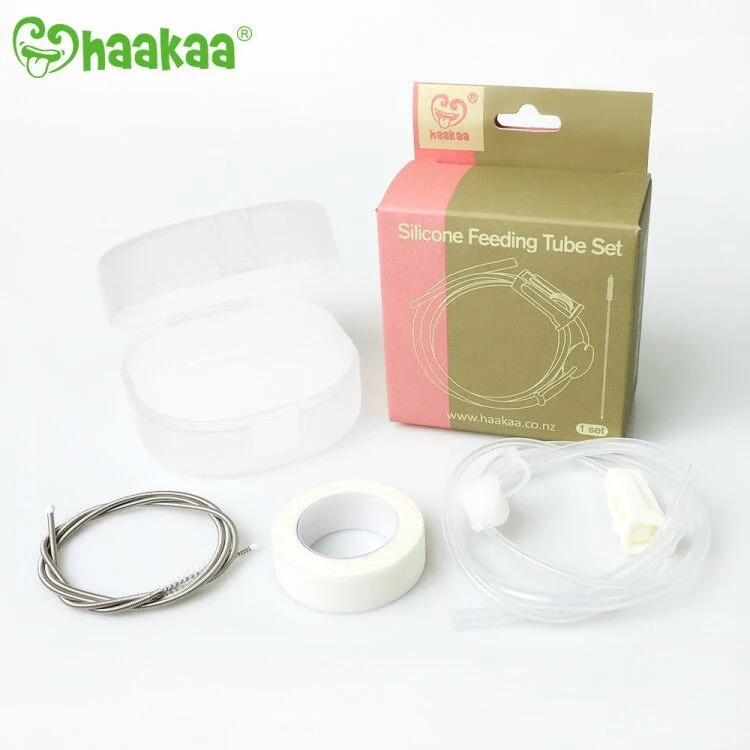 Haakaa Silicone Feeding Tube Set (Pack of 4)